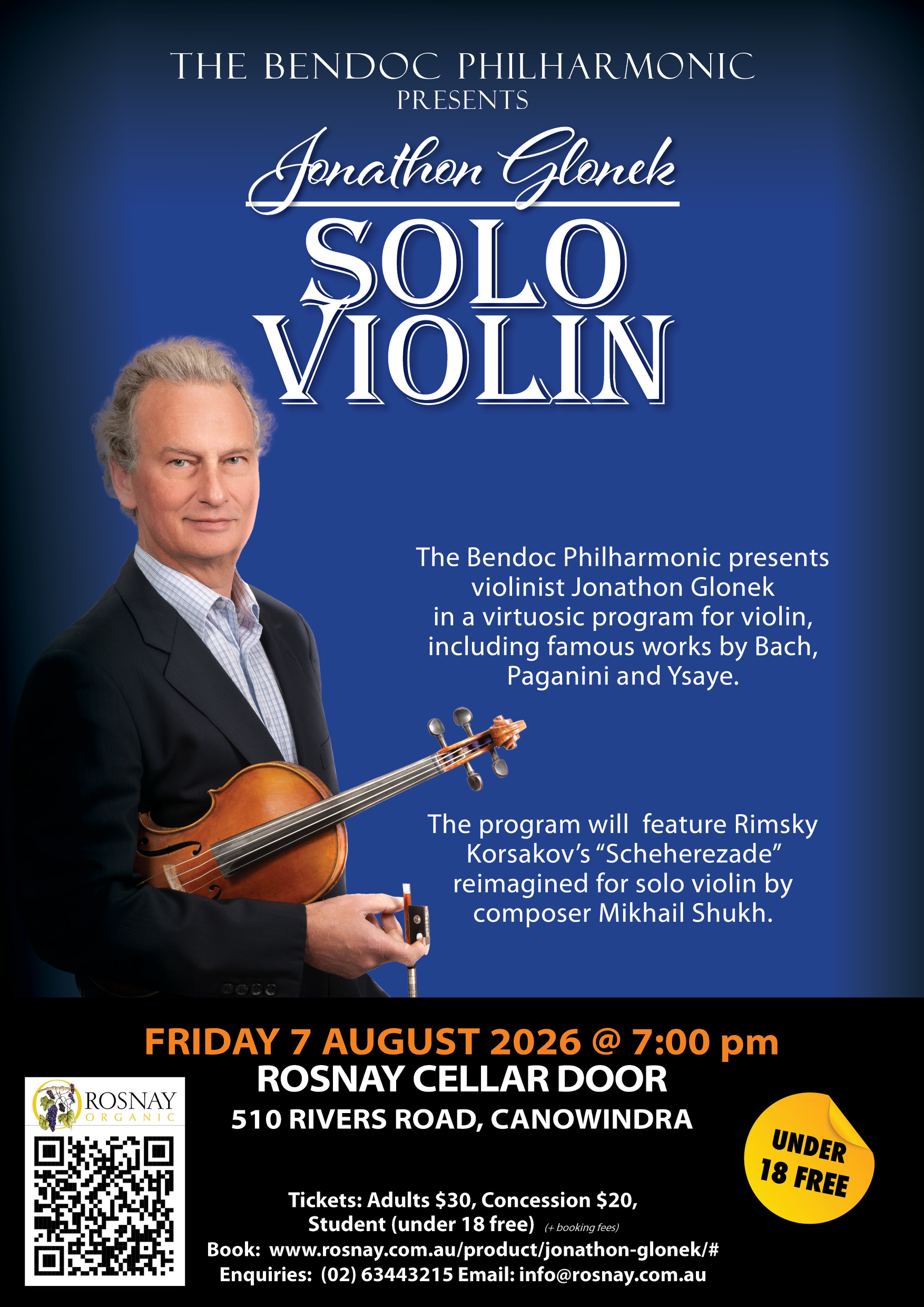 Jonathon Glonek - Solo Violin